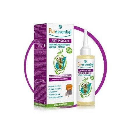 PURESSENTIEL Kuracja na wszy Kompletny balsam + grzebień