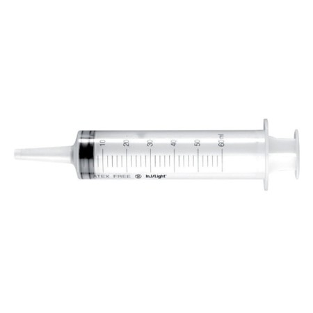 3 st spruta utan nål - 60 ml konkateter