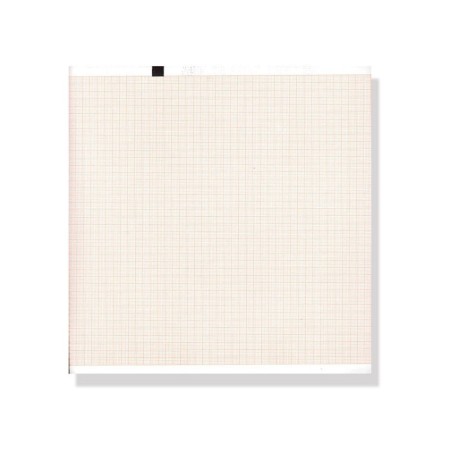 Carta termica ecg 210x280 mmxm - 200 pacchi griglia arancio