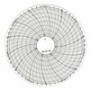 Diagramované kotúče - hodinová rotácia, trvanie 1 deň, delenia 60 minút, priemer 254 mm - 100 ks