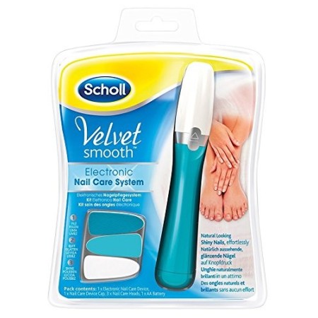 Velvet Smooth Electronic Nail Care Kit by Scholl