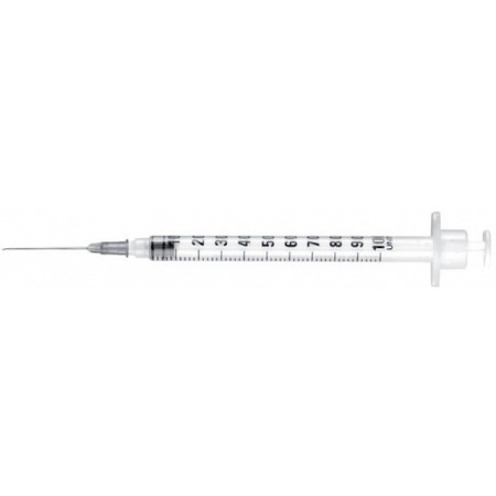 Inzulinska brizga INSU / LIGHT 1 ml - 25G 0,5 x 16 mm - 100 kos.
