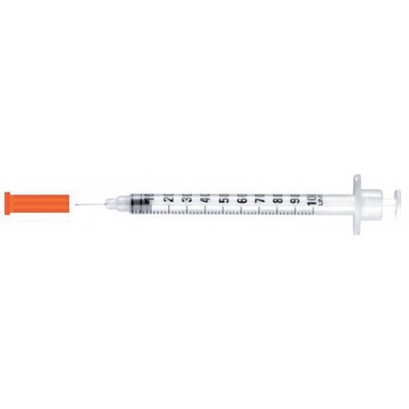 Inzulínová striekačka 0,5 ml INSU / LIGHT - 30G 0,3 x 8 mm - 100 ks.