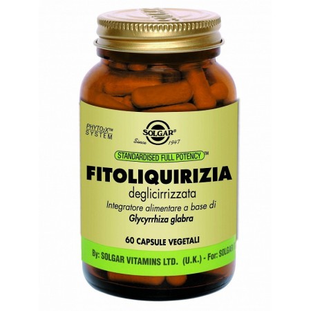 Solgar Deglycyrrhized Phytolicorice 60 vegetarian capsules