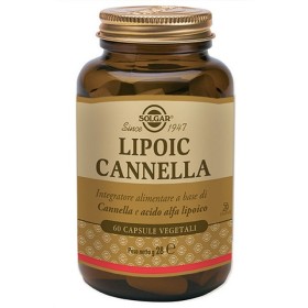 Solgar Lipoic Cinnamon 60 vegetariánských kapslí