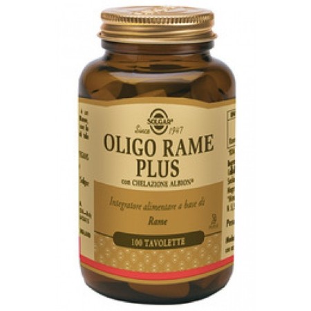 Solgar Oligo Rame Plus 100 tablets
