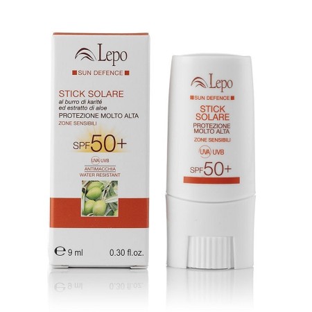 Lepo Sun Stick SPF 50+ s karitejevim maslom in izvlečkom aloe 9 ml