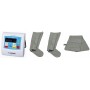 Pressoterapia a 4 camere PressCare G200 con 2 gambali e 1 fascia addominale/glutei