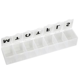 Tjedna kutija za tablete - bijela - blister - Sve / Nor / Dan
