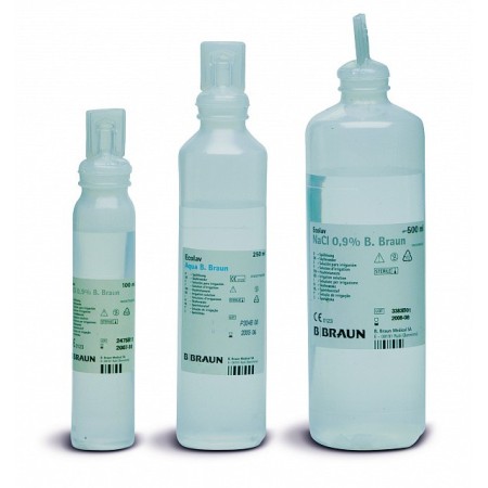 Solution physiologique chlorure de sodium 0,9% 500ml - lavage et irrigation