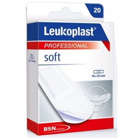 Leukoplast Mjuk 7,2 cm x 1,9 cm plåster 20 st