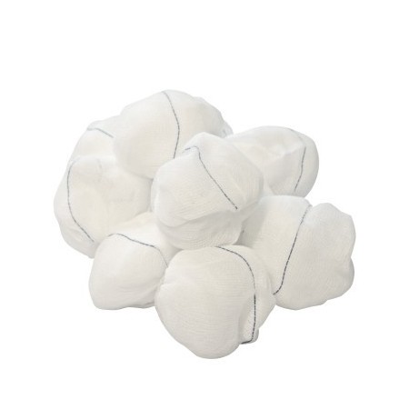 Almohadillas de gasa de algodón 40 mm - bolsa de 10 uds.