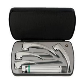 Ensemble de laryngoscope à fibre optique modulaire + rechargeable HEINE (3,5 V)