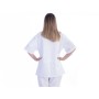 Buttoned tunic - cotton/pol.-donna xxl white