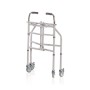 Foldable Rollator With Underarm Support In Painted Steel - Height-Adjustable Legs