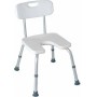 Sedile per bagno ad U Mopedia con schienale
