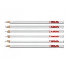 Gima dermatologisk penna - vit - förpackning. 6 st.