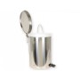 Poubelle inox 9,5 l - inox