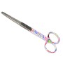 Forbici rette punte alterne - fantasia bolle - 14 cm