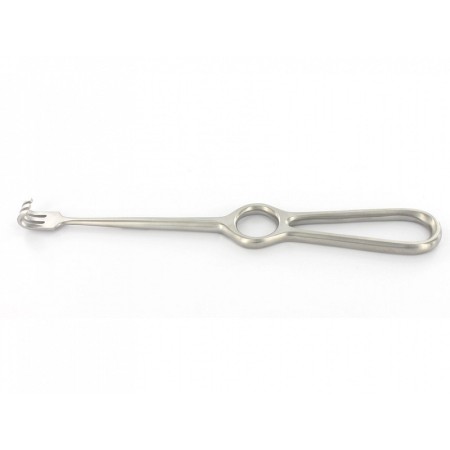 Retrattore volkman 3 denti smussi - 22 cm