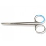 Forbici iris sterili punte acute - curve - 11,5 cm - conf. 25 pz.