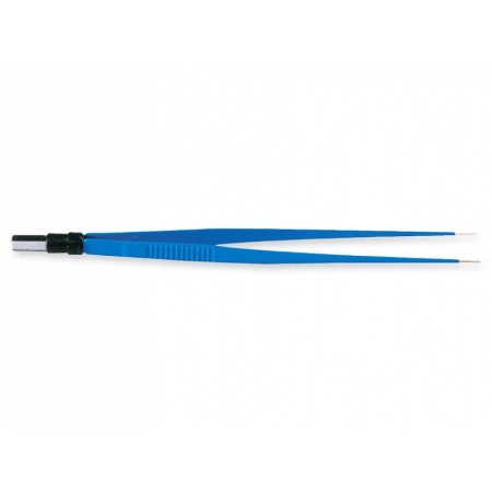 Rak bipolär pincett 20 cm - spetsar 0,3 mm