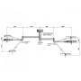 Pentaled 63N+30N bedrijfslamp - dubbel plafond