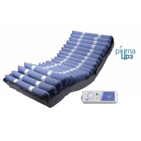 Piuma Up3 Växelcykel Anti-Decubitus Kit - Nylon+PVC Madrass - H 20,3 cm med 20 utbytbara element och kompressor med R