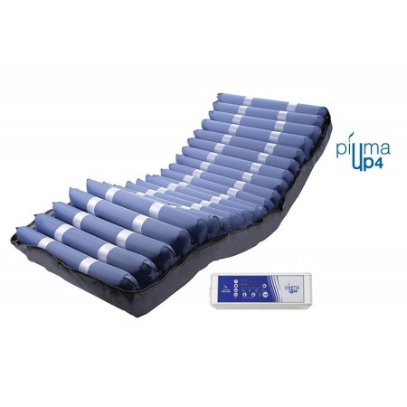 Kit Anti-escarres à Cycle Alterné Piuma Up4 - Matelas Nylon+TPU - H 20,3 X L 208 cm - 21 éléments interchangeables et compressés
