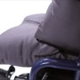 Silicone Hollow Fiber Cushion - Set of 3 Elements with Disengageable Zippers - Cotton Cover