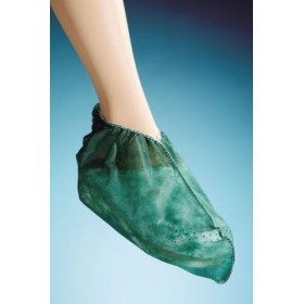 Waterproof polythene non-woven overshoes - 100 pieces