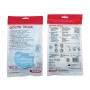 Gisafe 98% 3-ply filtering surgical mask type iir with elastic bands - pediatric - light blue - flowpack - pack 10 pcs.