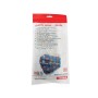 Masque chirurgical filtrant 98% Gisafe 3 plis type iir avec élastiques - adultes - crânes - flowpack - pack. 10 pièces.