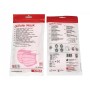Gisafe 98% 3-ply filtering surgical mask type iir with elastic bands - adults - pink - flowpack - pack 10 pcs.