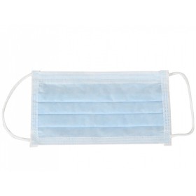 4-ply surgical mask 98% filtering - light blue with elastic bands - type iir - pack. 900 pcs.
