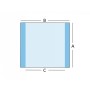 Telo per incisione 40x50 cm - sterile - conf. 50 pz.