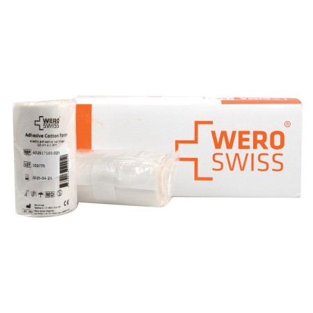 Obväz elastický 10 cm x 2,5 m nenatiahnutý - bal. 10 ks.