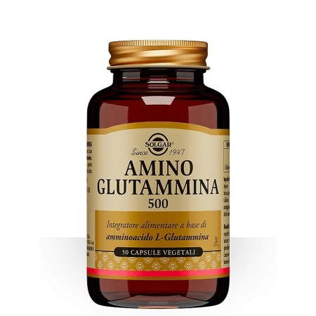 Solgar Amino Glutamina 500, 50 cápsulas vegetales