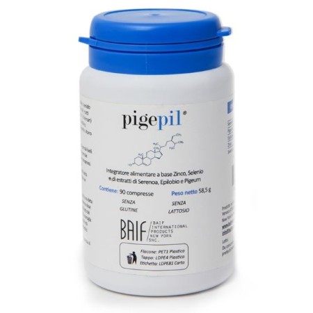 Pigepil - Suplemento dietético para la próstata con zinc y selenio - 90 comprimidos