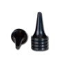Espéculo desechable heine/kawe diam. 4mm-negro - paquete 1000 uds.