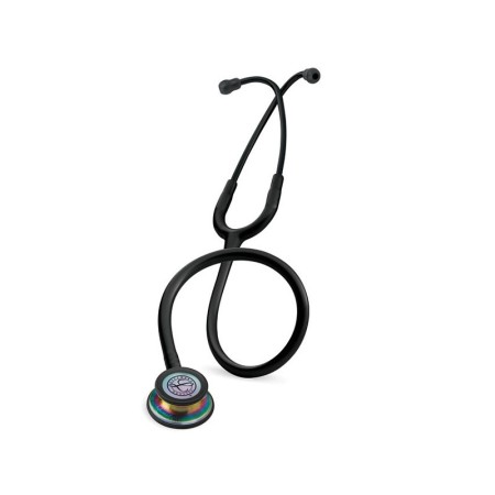 Littmann Classic III - 5870 - Negru - Finisaj Curcubeu