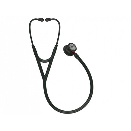 Littmann Cardiology IV - 6200 - Negru - Ornamente negre / Conector roșu