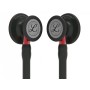 Littmann Cardiology IV - 6200 - Negru - Ornamente negre / Conector roșu