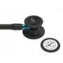 Littmann cardiology iv - 6201 - negru - finisaje negre / albastru de conectare
