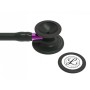 Littmann cardiology iv - 6203 - negru - finisaje negre / conexiune viola