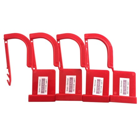 Sigiliu din plastic cu indicator de abur - roșu - pachet de 100.