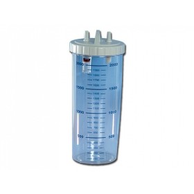 Pot de 2 litres avec couvercle - autoclavable à 121°c