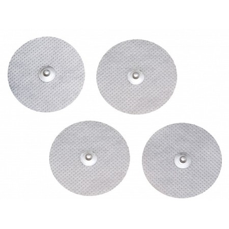 Electrozi cu clips pentru electrostimulare și TENS, rotunzi 32 mm - 4 buc.