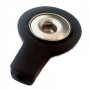ADAPTOR NEGRU 2MM PENTRU BUTONI - FEMĂ