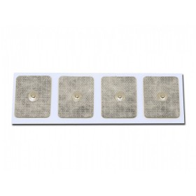 Electrodos de Clip para Electroestimulación y Tens 45x50 - 4 uds.